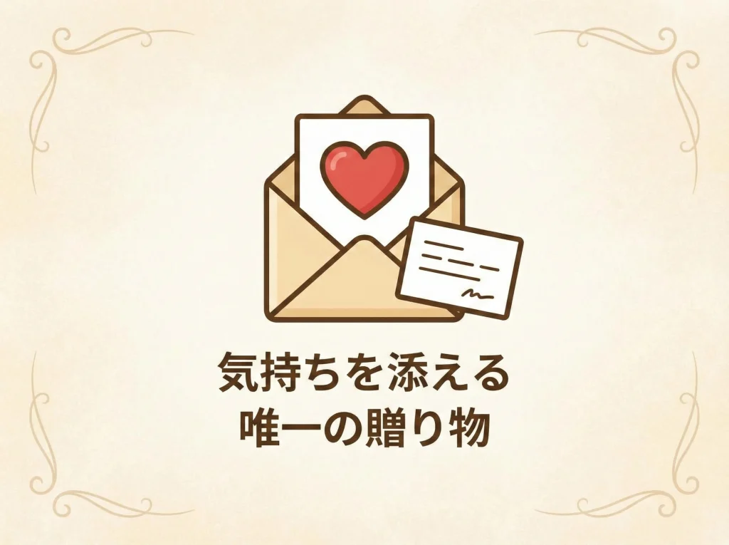 メッセージカードの送り方