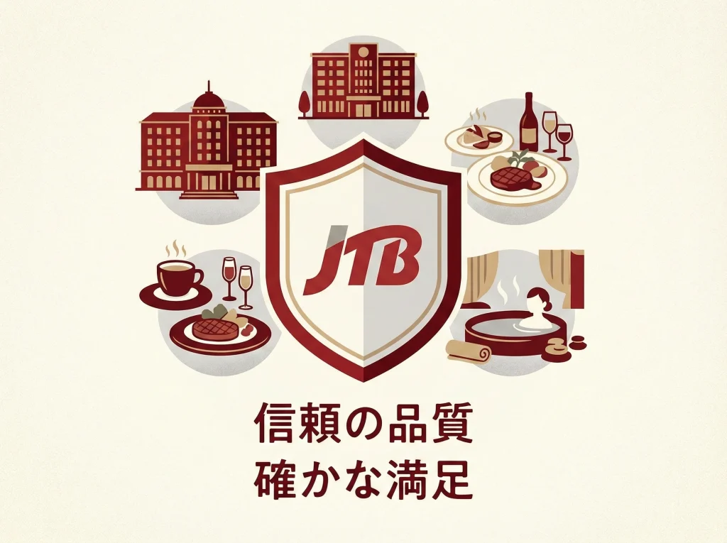 「JTBブランドで安心」の声