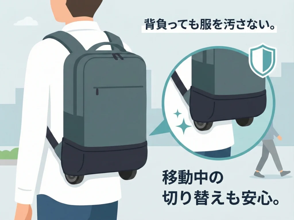 タイヤカバーで清潔維持