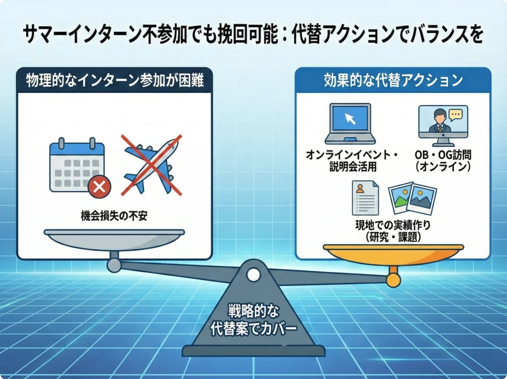 サマーインターンの参加可否