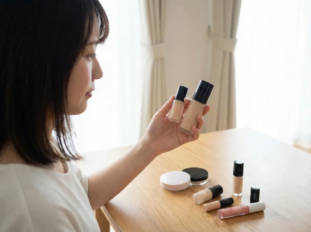 小さいサイズの旅行用ファンデーションの選び方