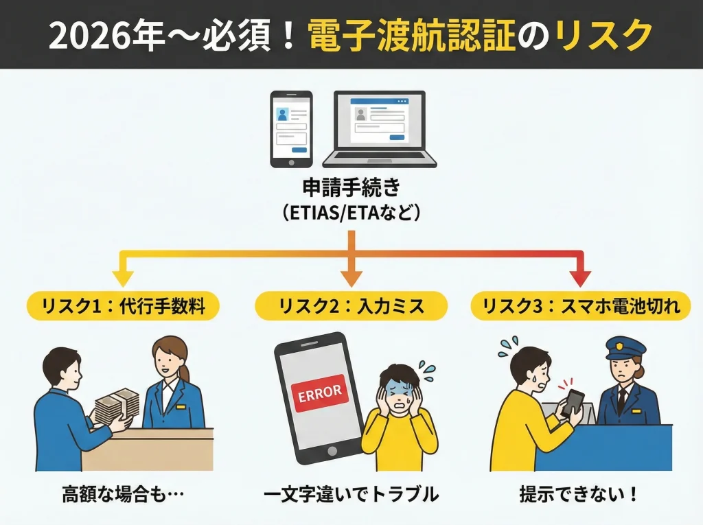 ETIASとETA代行手数料