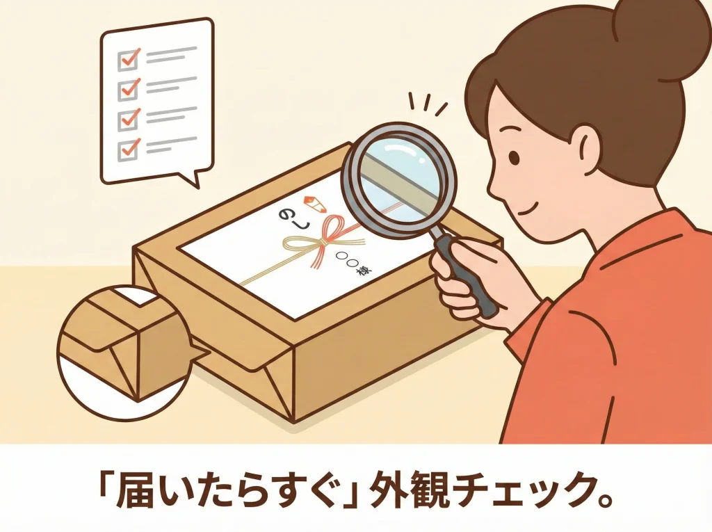 ラッピング・のし不備