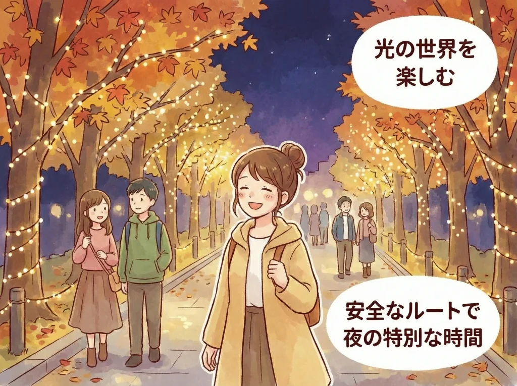 イルミネーション夜散歩