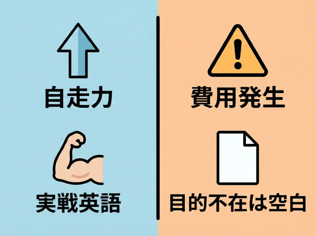 メリットとデメリット比較