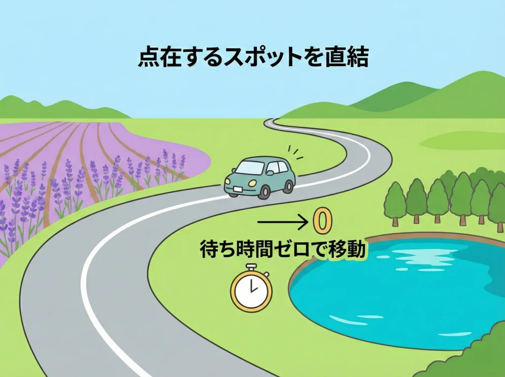 富良野・美瑛はレンタカーが便利
