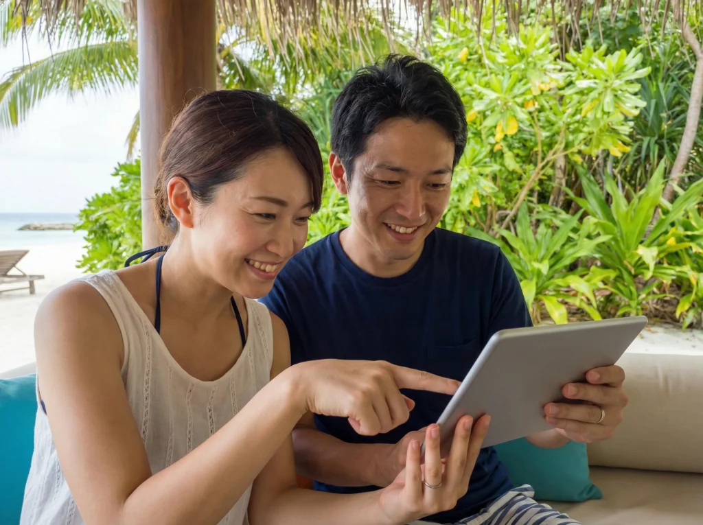 新婚旅行のモルディブつまらない対策