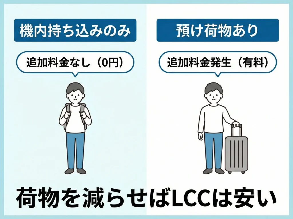 LCCで近距離が安い