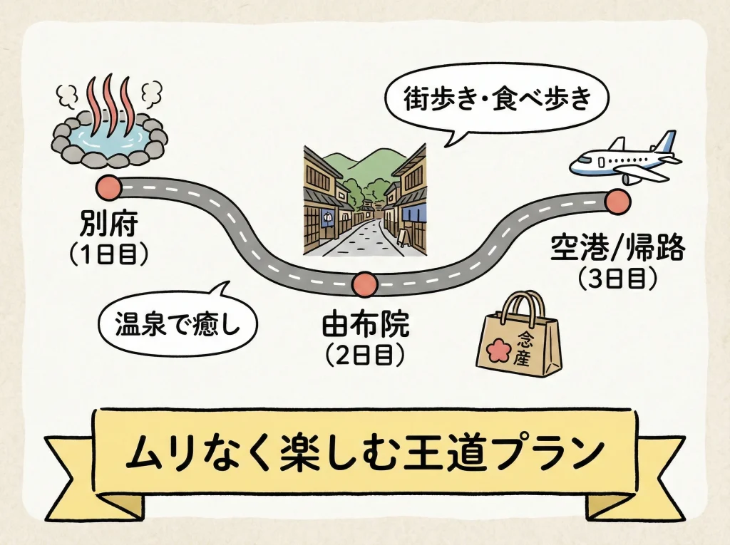 別府・由布院モデルコース