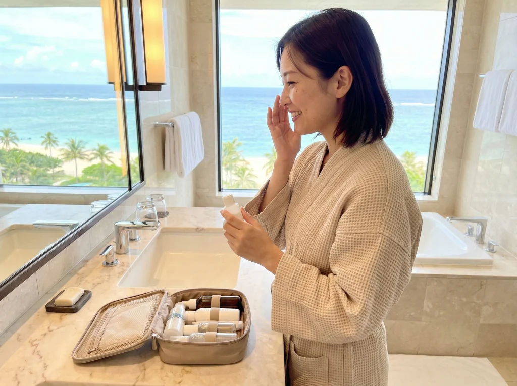 安心して持ち運べる形を作って、旅先では肌も気分も軽くいきましょう。