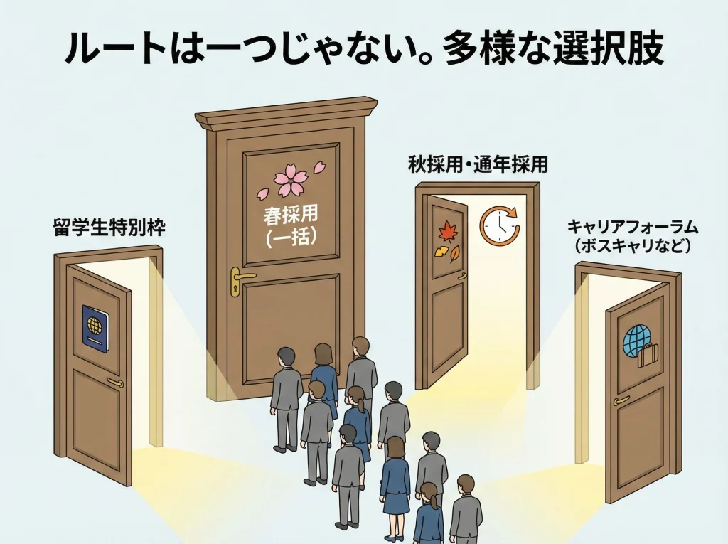就活間に合わないは秋採用・通年採用