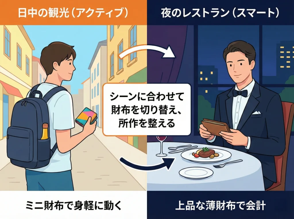 TPOで長財布と分ける