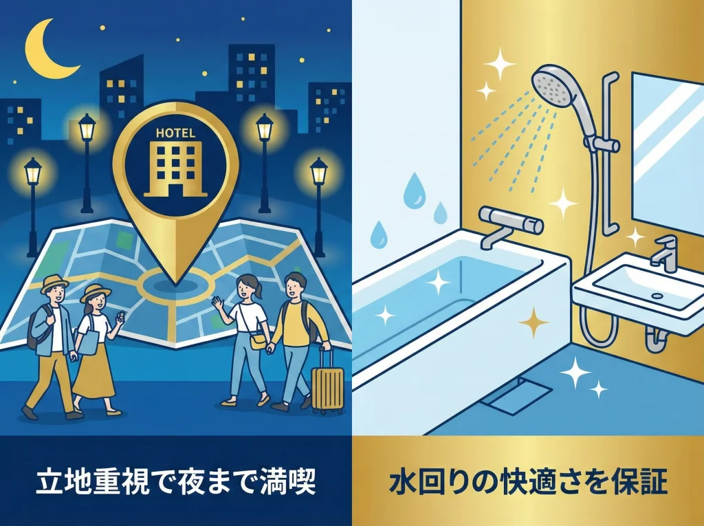 JTBルックのホテル品質