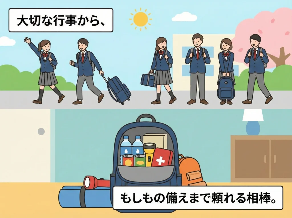 修学旅行や防災にも活躍