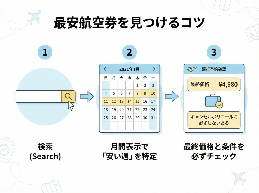 航空券比較サイトはスカイスキャナー