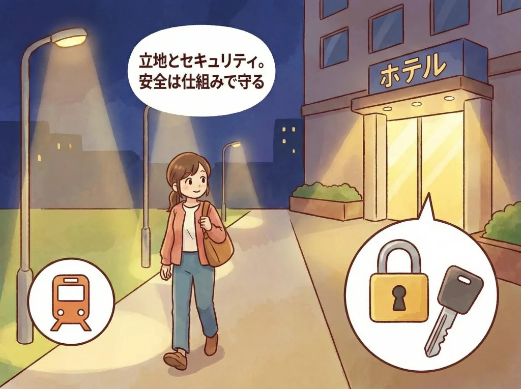 女子一人旅の安全対策