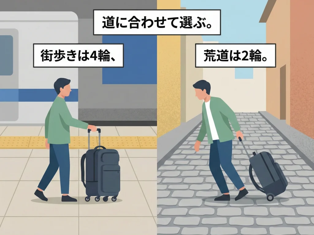 2輪と4輪の選び方