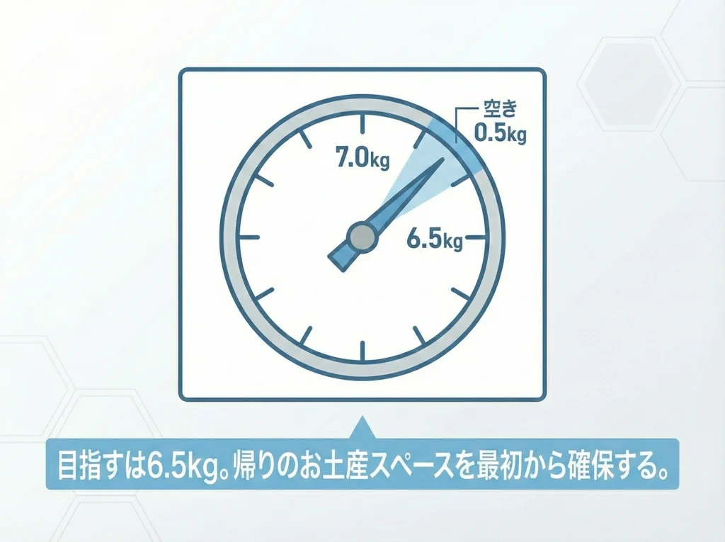 LCC7kg制限での運用