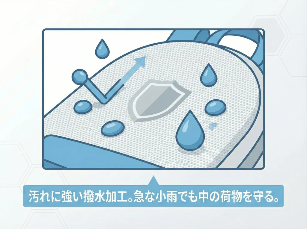 撥水ナイロン420Dの耐久