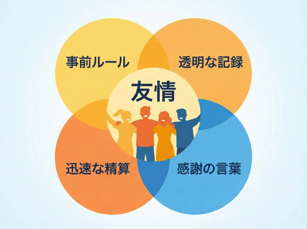 旅行代金の立て替えを友達と総まとめ