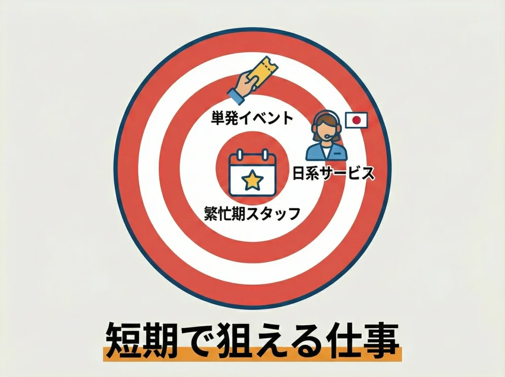 1ヶ月の仕事探しは短期求人