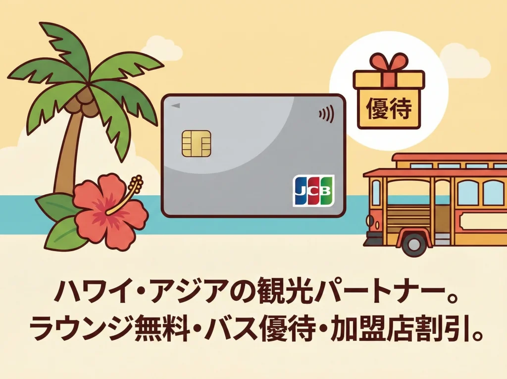 JCBはハワイ優待が強い