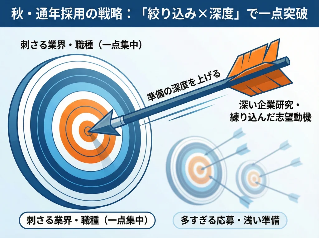 秋採用・通年採用の活用