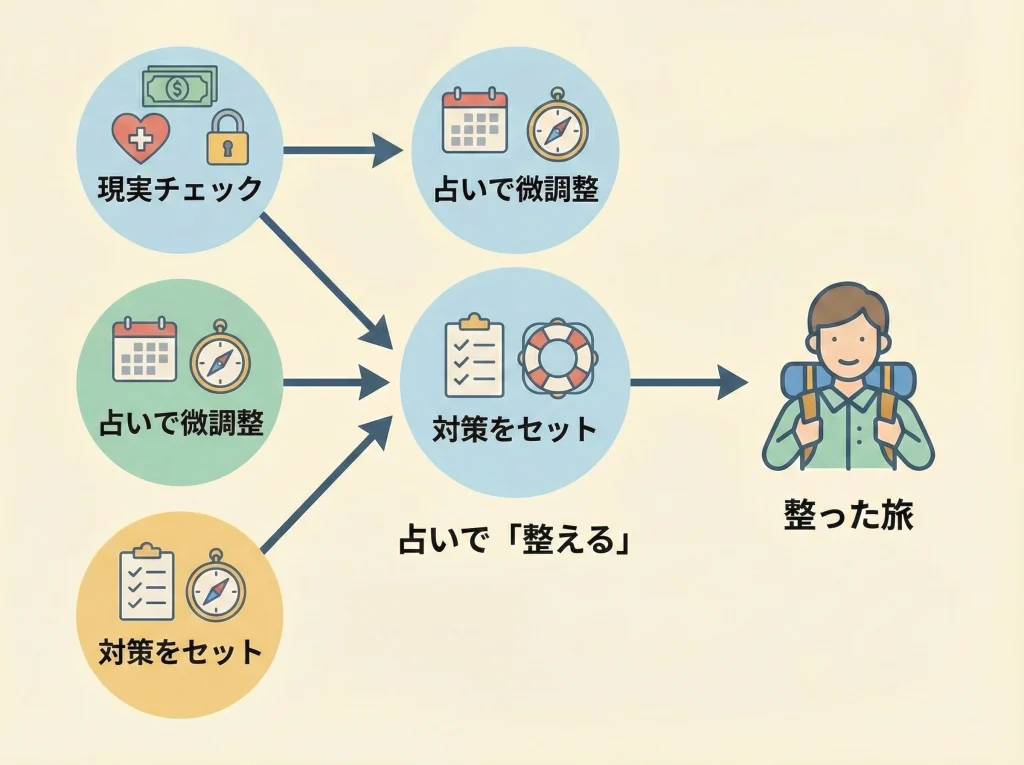 決定回避と旅行占いの役割