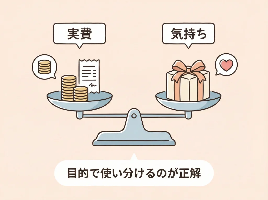 現金と手土産どっち