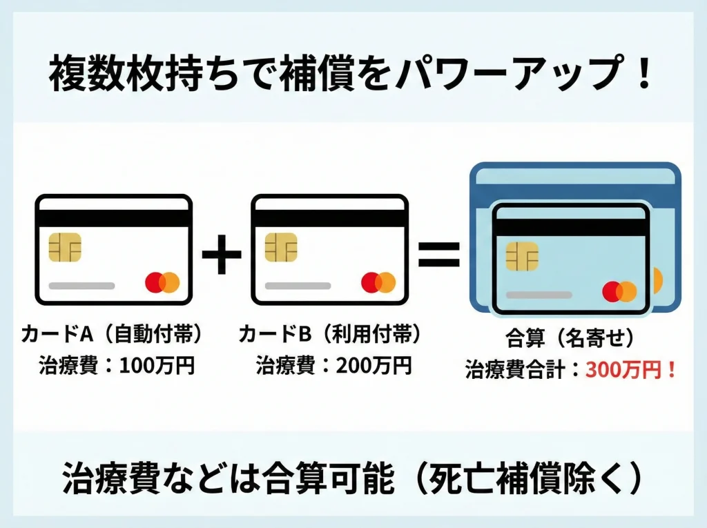 名寄せで補償を合算