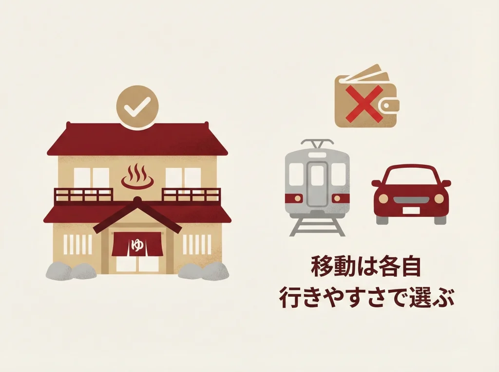 交通費は自己負担が基本