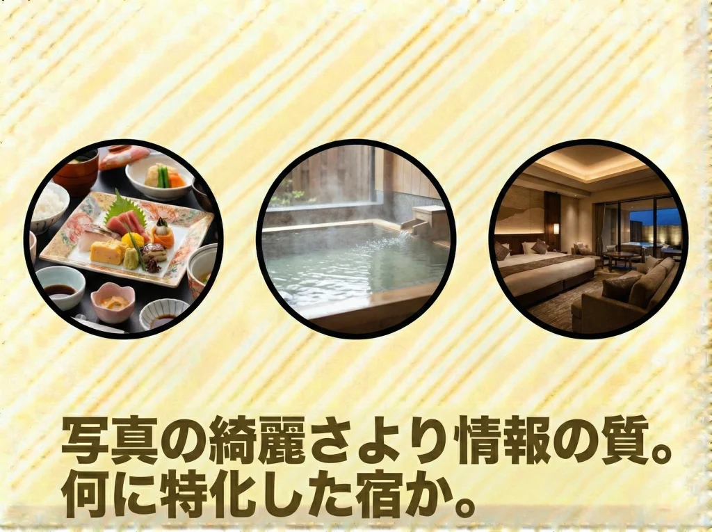 宿のグレードを見極める