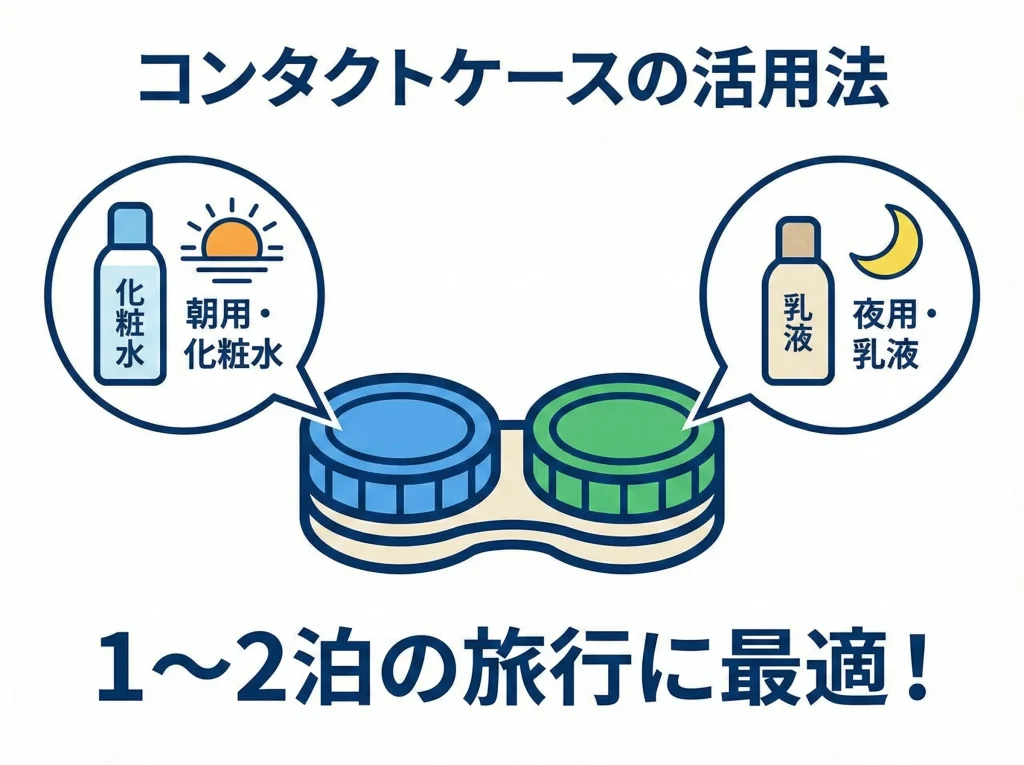 コンタクトレンズケース活用術