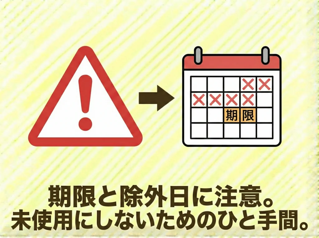 旅行カタログギフトの注意点
