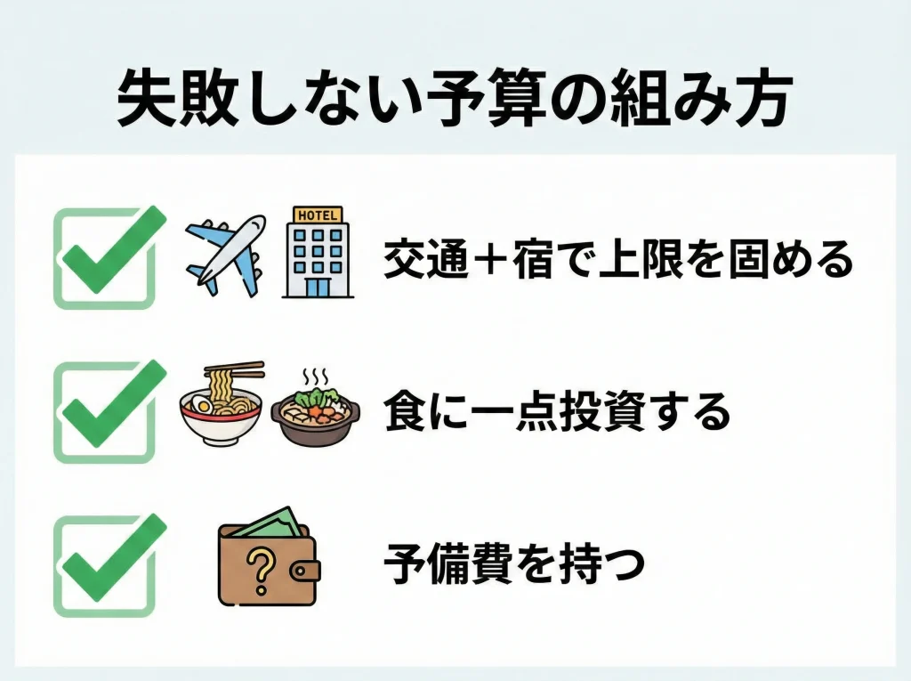 福岡旅行2泊3日の予算まとめ