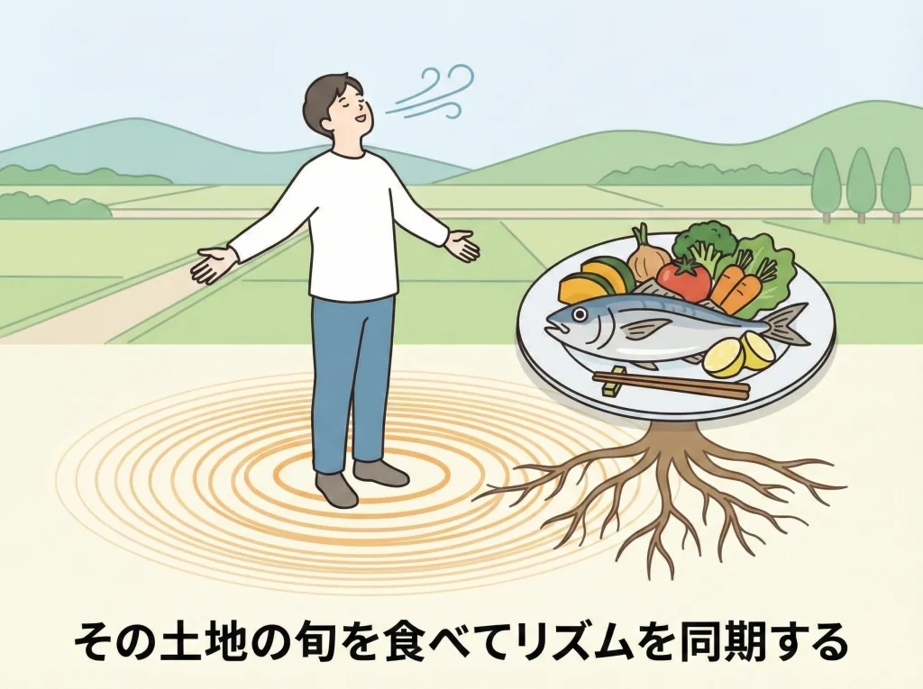 地産地消とパワースポット