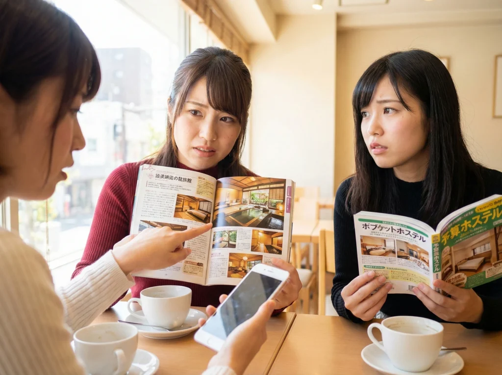 友達旅行で予算が合わない原因