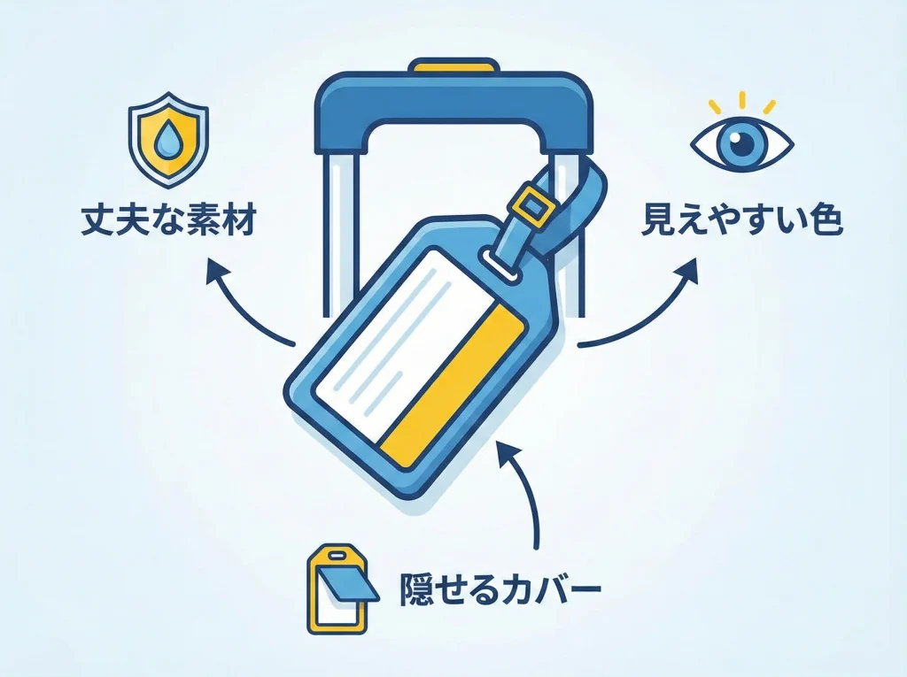 ネームタグとラゲッジタグ