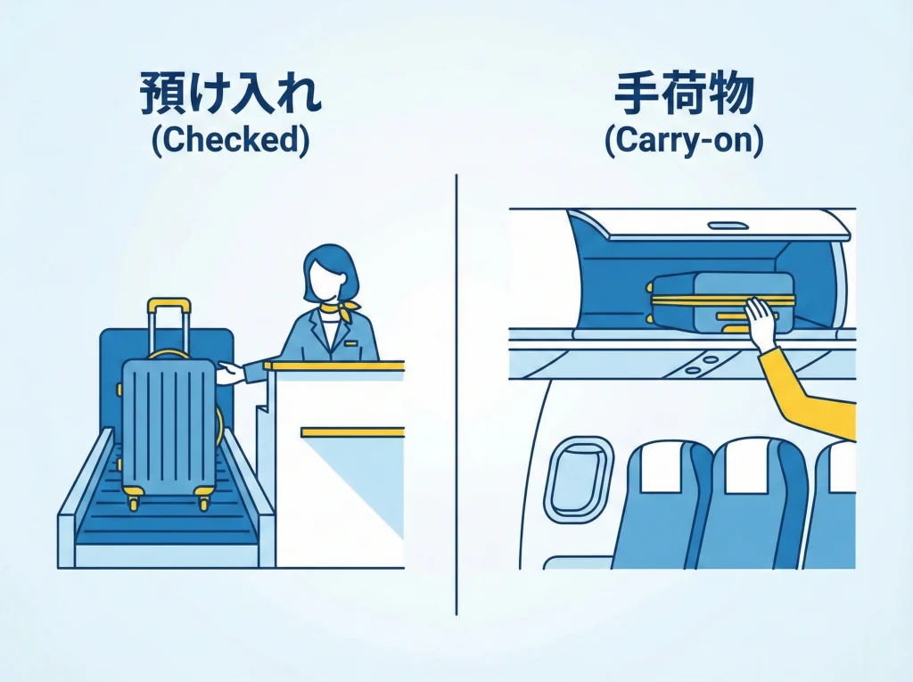 英語rolling・luggage表現