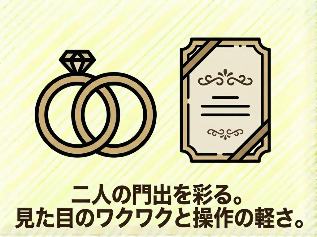 結婚祝いはデザイン重視