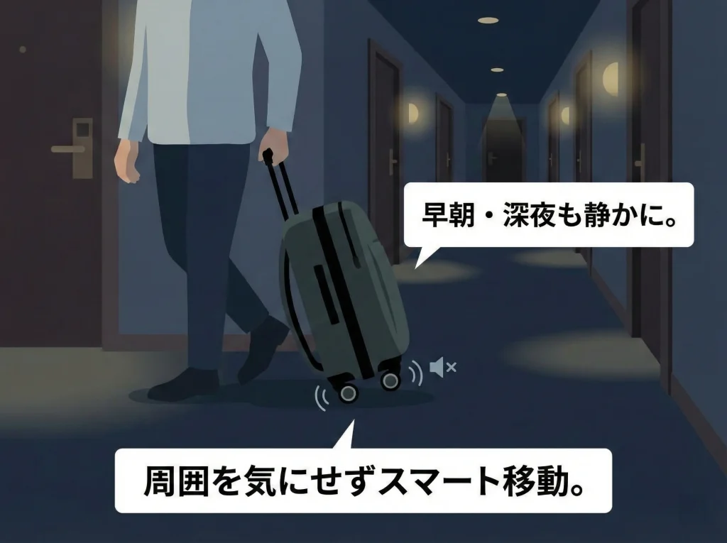 静音キャスターの評価