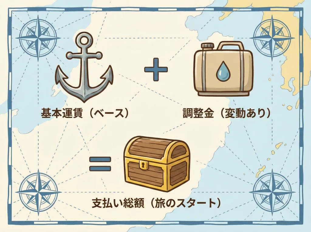 おがさわら丸料金と調整金