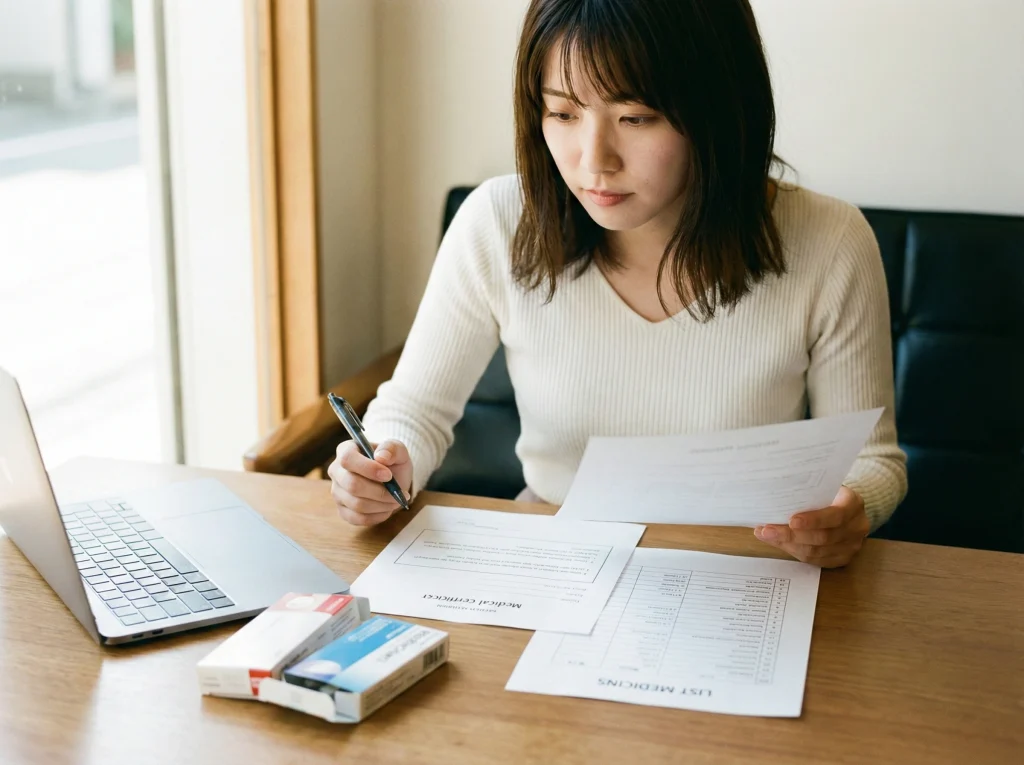 留学の薬1年分を確保する術
