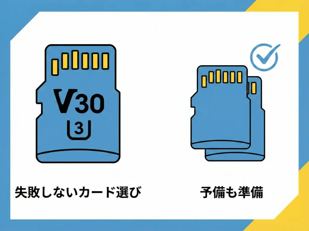microSDカードV30選び