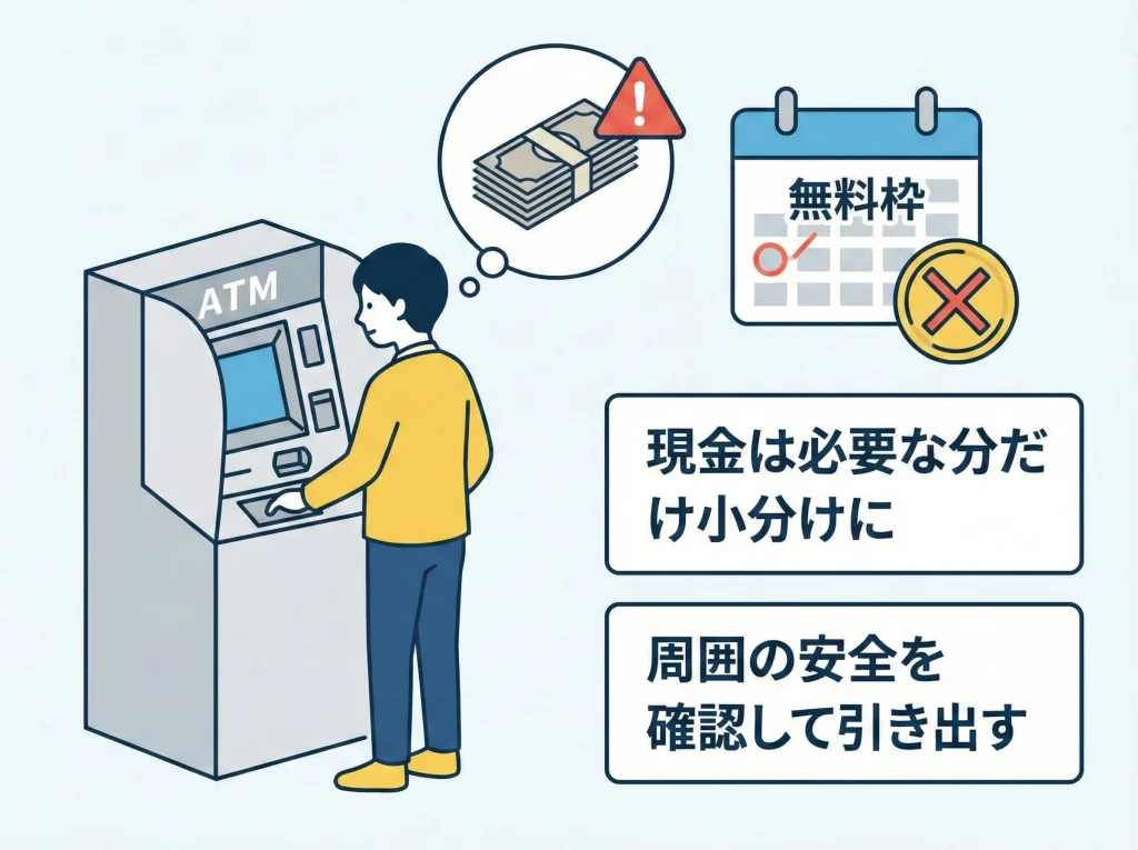 ATM無料枠とキャッシング