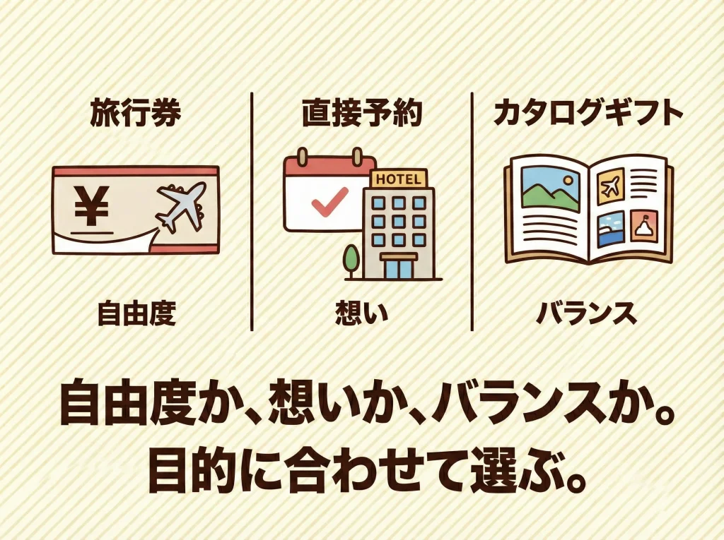 旅行券と直接予約との違い