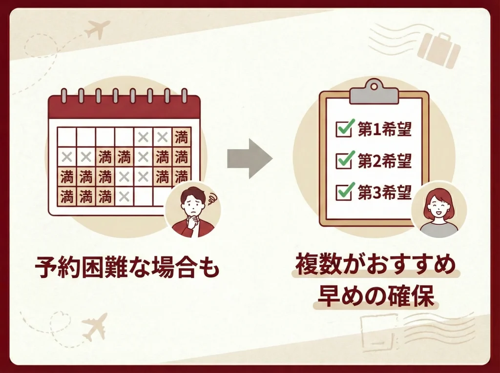 悪い口コミは「予約できない」