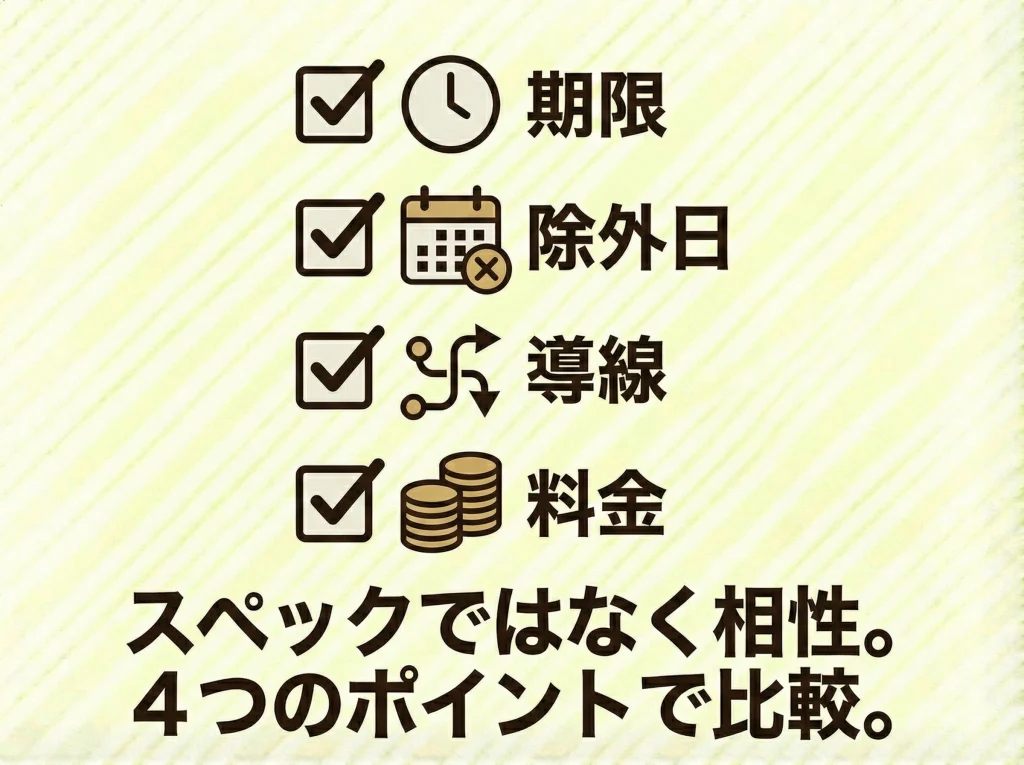 比較で見る失敗しない選び方比較で見る失敗しない選び方