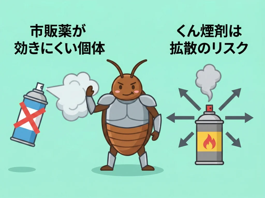 薬剤耐性とくん煙剤の罠