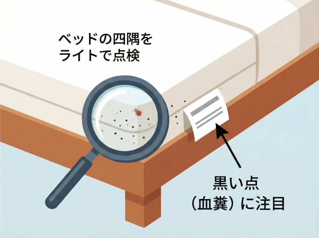 潜伏場所と点検ポイント